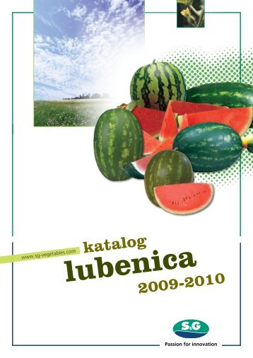 katalog 2009-2010 - S and G Vegetables