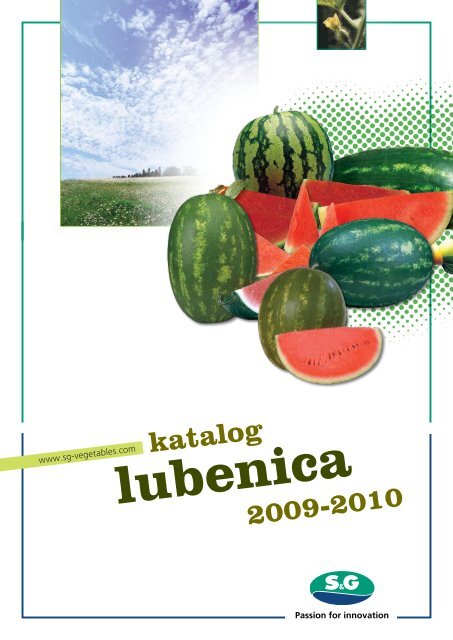 katalog 2009-2010 - S and G Vegetables