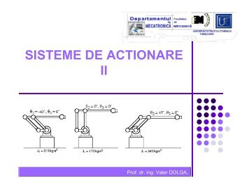 Sisteme de actionare cu motoare sincrone