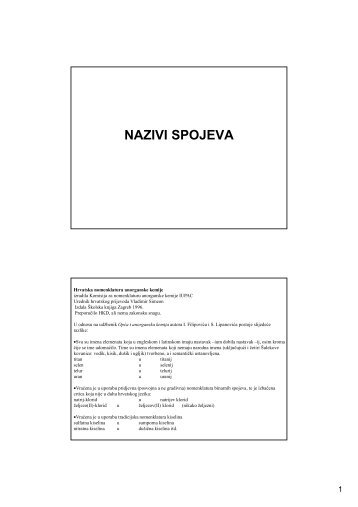 2-NAZIVI SPOJEVA