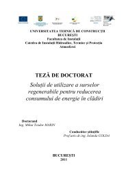 Teza doctorat - Universitatea Tehnică de Construcţii Bucureşti