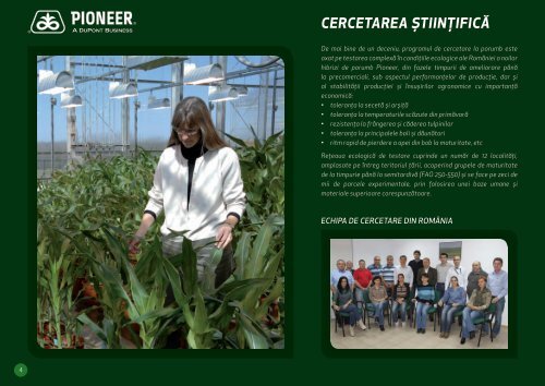 de porumb marca Pioneer - DuPont Pioneer Hi-Bred International ...