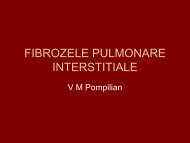 Fibrozele pulmonare şi sarcoidoza