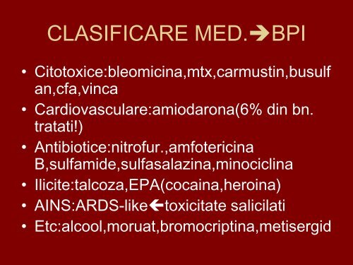 Fibrozele pulmonare şi sarcoidoza