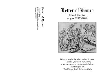 Letter of Dance - Earngyld