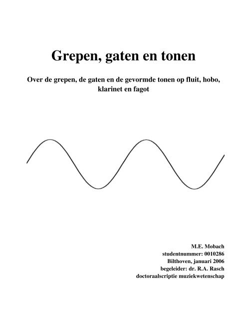 Grepen, gaten en tonen - Kalmeijer, Rob