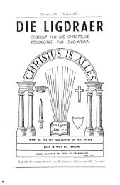 DIE llGDRAER - Christelike Vereniging van Suid-Afrika