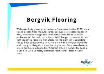 Bergvik Iso Floor vs standard flooring US - Bergvik Flooring