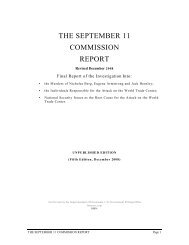 September 11 Commission Report - Gnostic Liberation Front