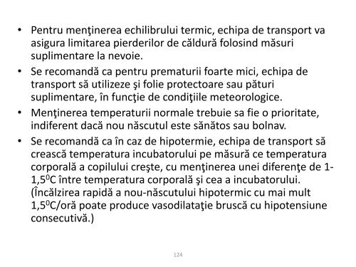 Stabilizarea pre-transport a nou-născuţilor - Gr.T. Popa