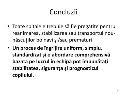 Stabilizarea pre-transport a nou-născuţilor - Gr.T. Popa