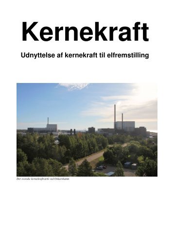 Kernekraft - Udnyttelse af kernekraft til elfremstilling