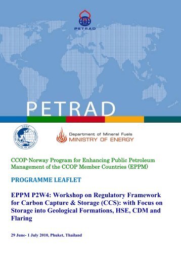 P2W4 Information Leaflet - CCOP