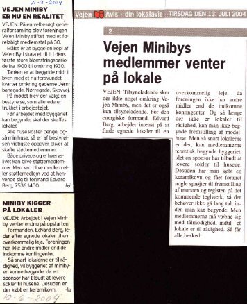 2004 - Vejen Miniby