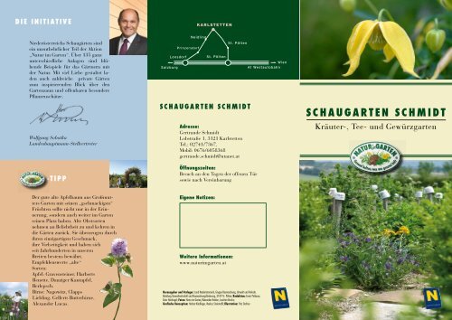 Schaugarten Schmidt, Karlstetten Natur im Garten