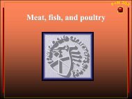 Meat, fish, and poultry