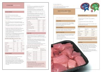 New Zealand Pork Cuts Guide - NZ Pork