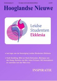 Hooglandse Nieuwe jun-2011 - Welkom bij de LSE