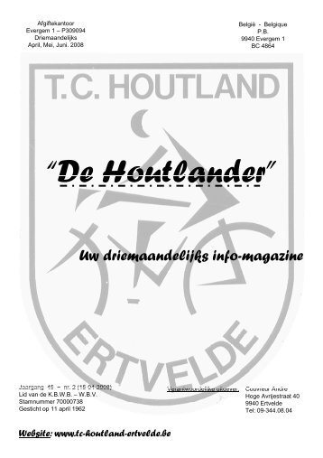 “De Houtlander” De Houtlander - TC Houtland Ertvelde