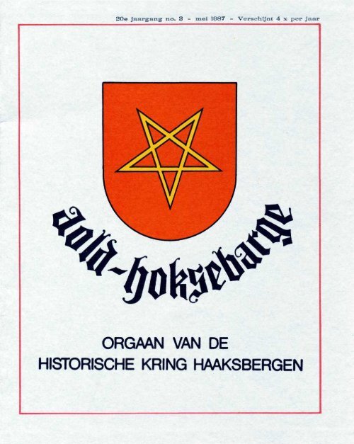 Mei - Historische Kring Haaksbergen