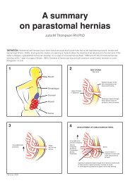 A summary on parastomal hernias - Omnigon - Stoma Support ...