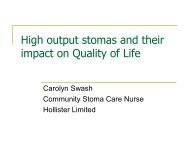 High output stomas and their impact on Quality of ... - Disabled Living