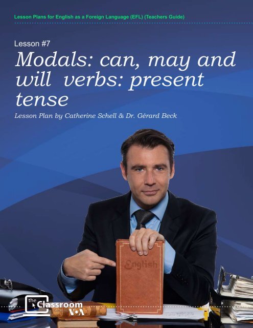 Modals: can, may and will verbs: present tense - VOA