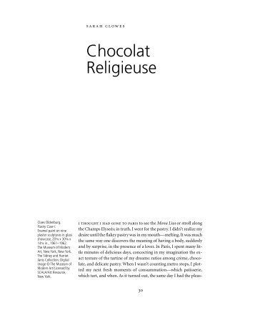 Chocolat Religieuse