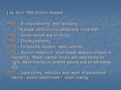 Parastomal hernias revisited - Omnigon - Stoma Support Garments