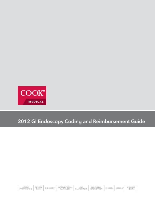 2012 GI Endoscopy Coding and Reimbursement ... - Cook Medical
