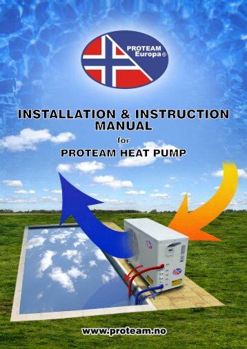 Proteam Heat Pump Installation Manual (.pdf, 2.7MB) - PoolLock