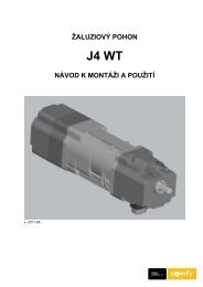 J4WT elektronický pohon - Somfy