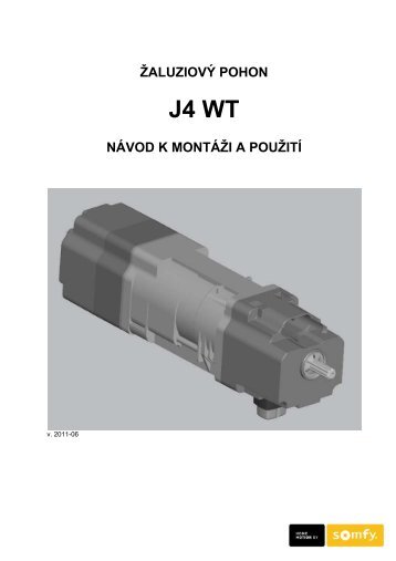 J4WT elektronický pohon - Somfy