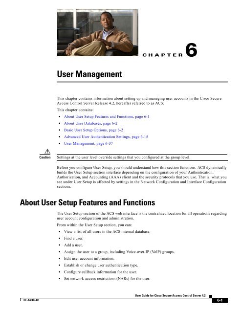 User Guide for Cisco Secure Access Control Server - Stewing Home