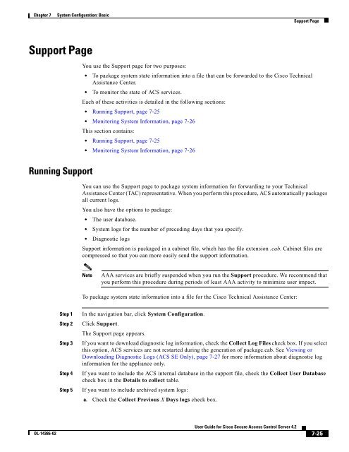 User Guide for Cisco Secure Access Control Server - Stewing Home