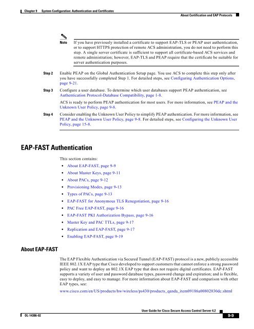 User Guide for Cisco Secure Access Control Server - Stewing Home