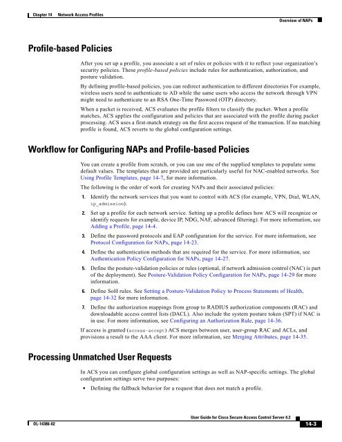 User Guide for Cisco Secure Access Control Server - Stewing Home