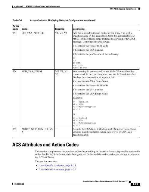 User Guide for Cisco Secure Access Control Server - Stewing Home