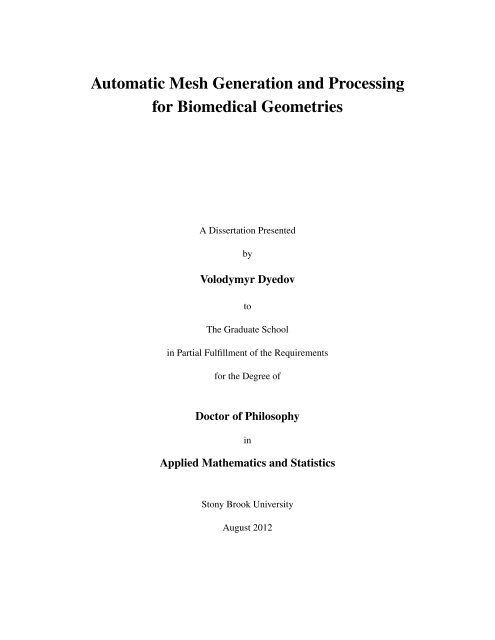 mathematics honours thesis