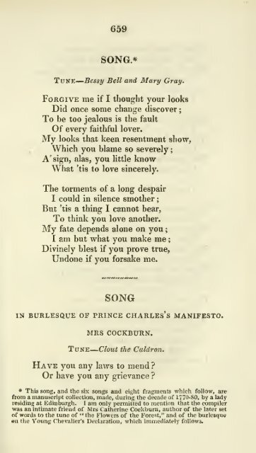 The Scottish songs - National Library of Scotland