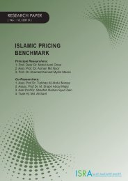 ISLAMIC PRICING BENCHMARK