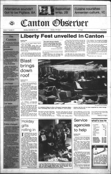 Canton Observer for December 16, 1991 - Canton Public Library