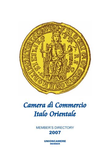 Member's List - Camera di Commercio Italo Orientale
