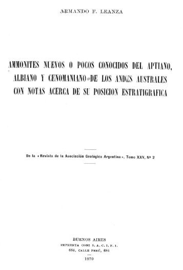 ammonites nuevos 0 pocos conocidos del apt1an0, albiano y ...