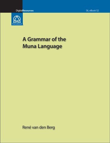 A Grammar of the Muna Language - SIL International