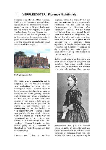 Verpleegster: Florence Nightingale (gr.4 Gesk) - Christelike Biblioteek