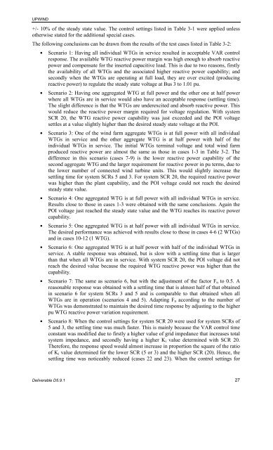 Impact of Drivetrain on Wind Farm VAR Control - Upwind