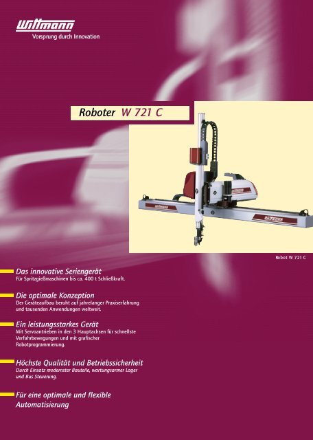 Roboter W 721 C - plasma GmbH