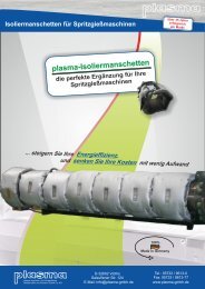 plasma_Isoliermanschetten_Katalog (PDF, 981Kb) - plasma GmbH