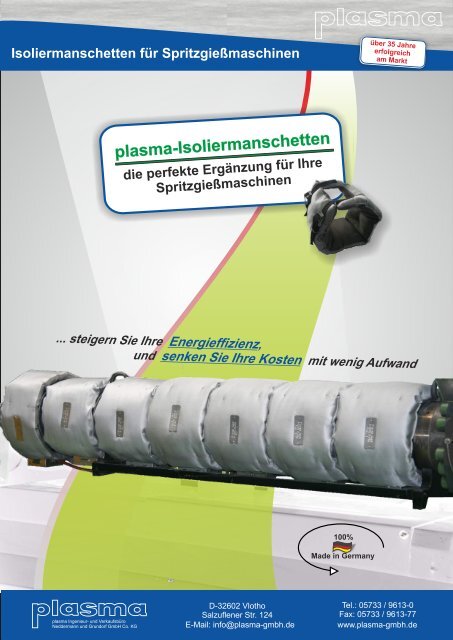 plasma_Isoliermanschetten_Katalog (PDF, 981Kb) - plasma GmbH